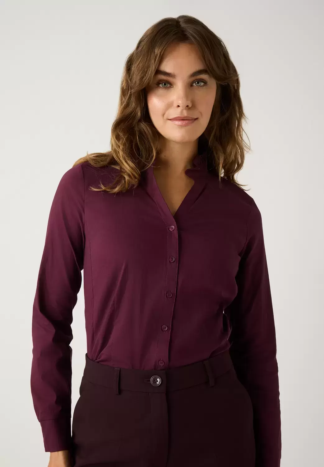 Cotton Stretch Blouse