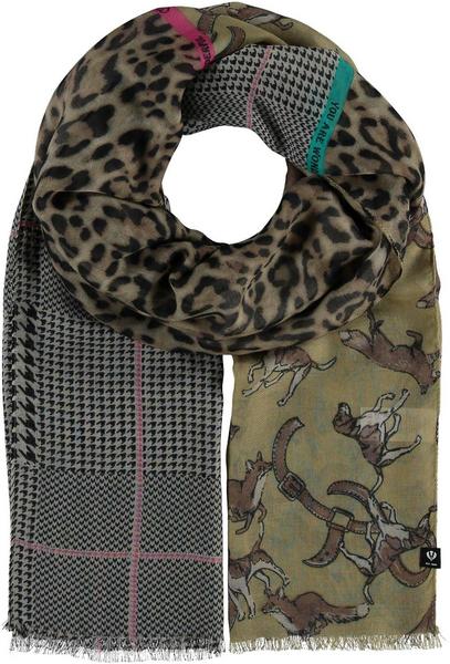 Polyester Schal - 750/khaki