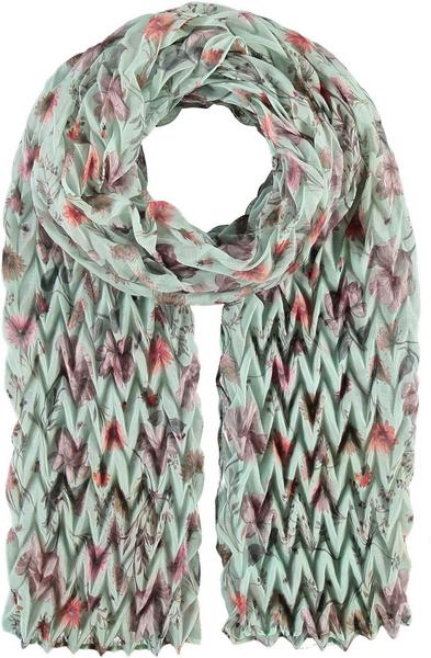 Polyester Schal - 610/light turquoise