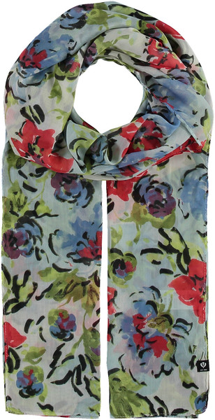 Polyester Schal - 610/light turquoise