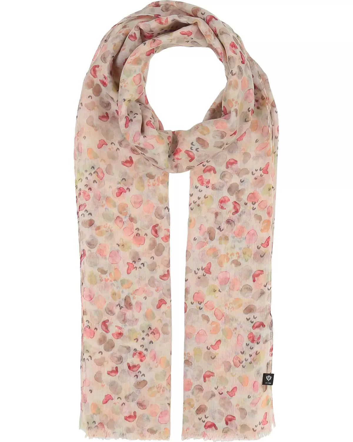 Schal Sustainability Edition - Stola mit Wasserfarben-Punkten