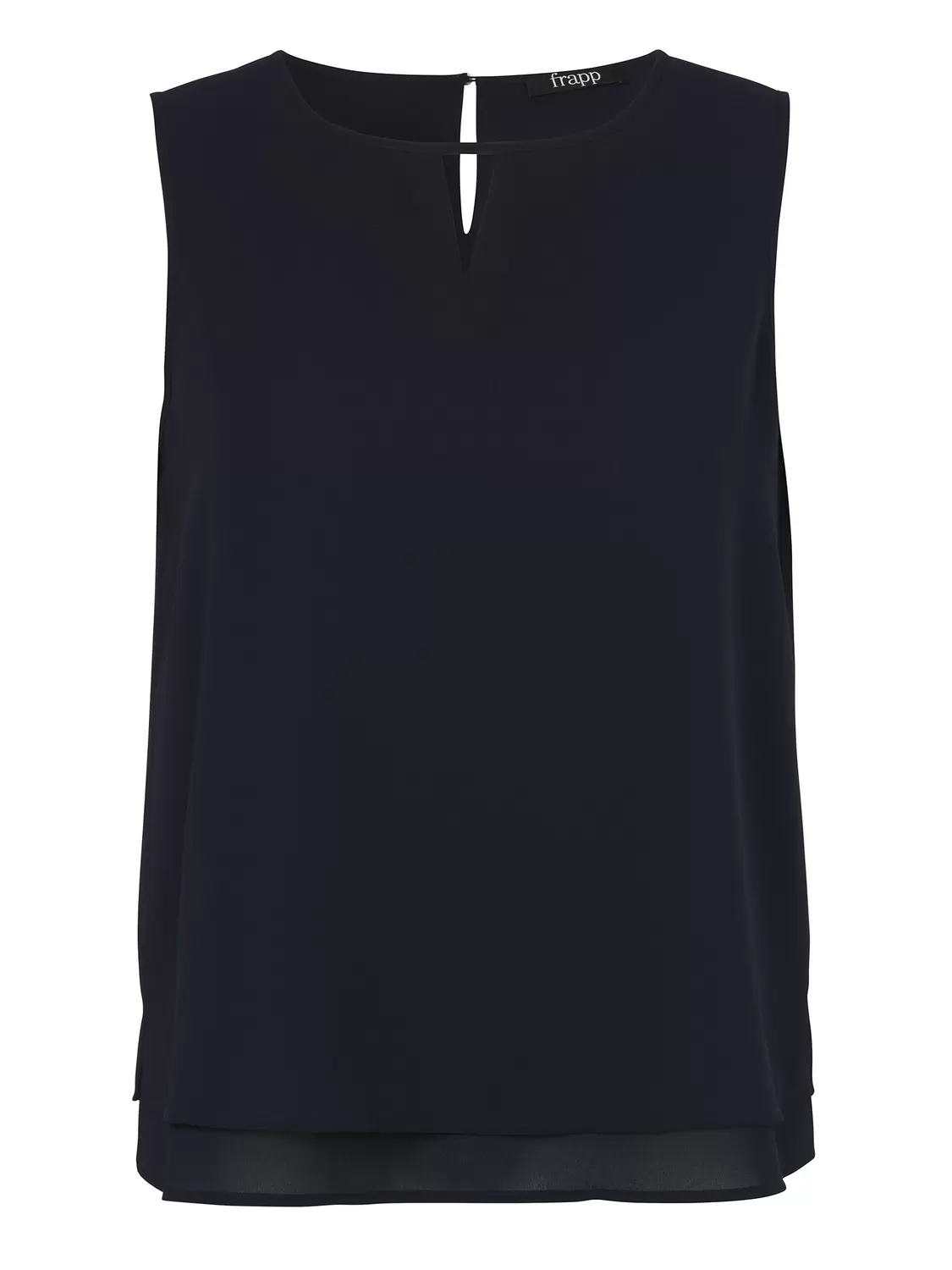 Bluse Rundhals ohne Arm female