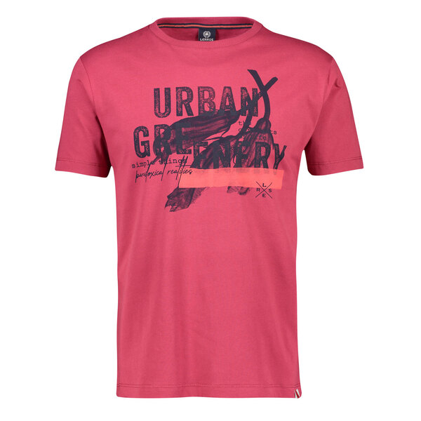 T-SHIRT/SERAFINO 1/2 ARM - 345/ROSE HIP RED