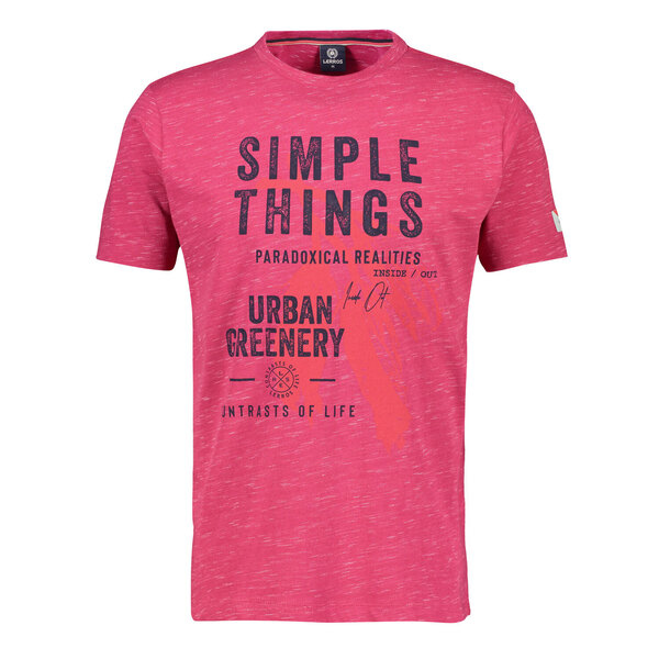 T-SHIRT/SERAFINO 1/2 ARM - 345/ROSE HIP RED