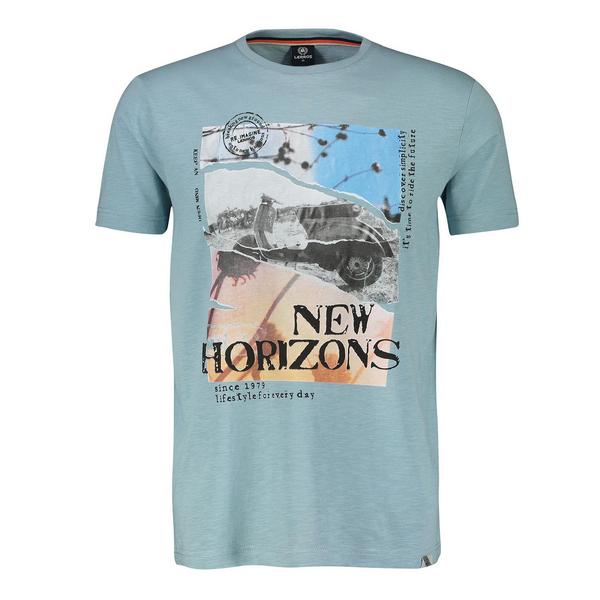 T-SHIRT/SERAFINO 1/2 ARM - 412/DUSTY BLUE