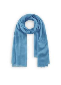 SCARF SUSTAINABLE BAMBOO PLAIN blue