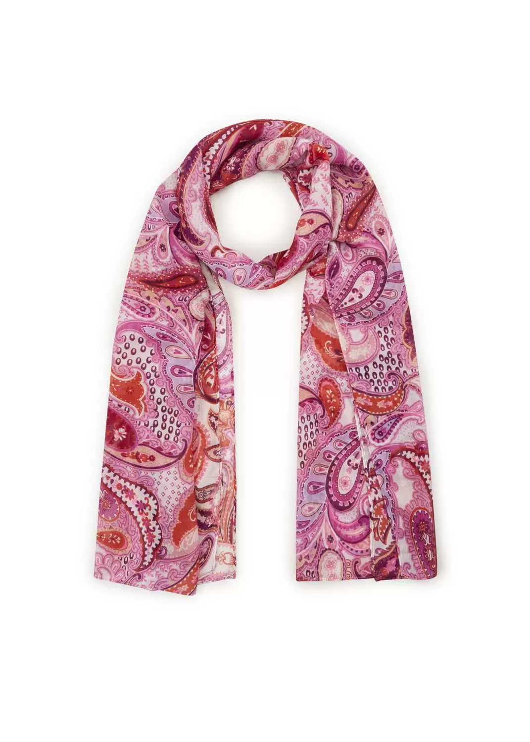 Schal aus recyceltem Polyester mit Paisley-Muster