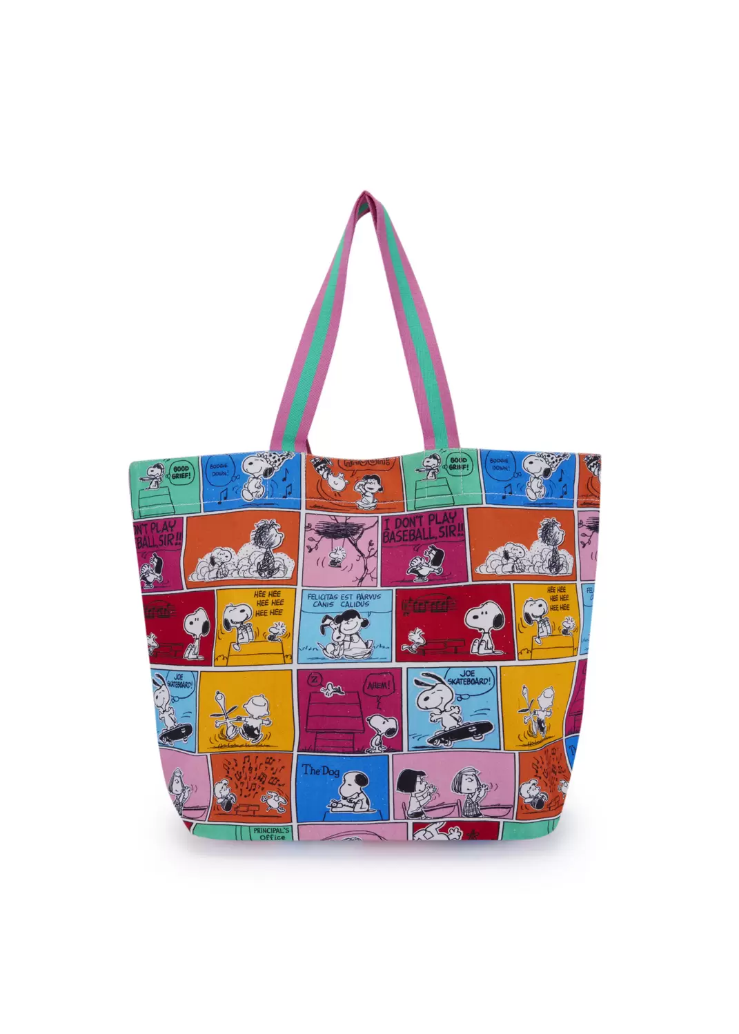 Peanuts Shopper aus robuster Baumwolle mit Snoopy-Comic-Print