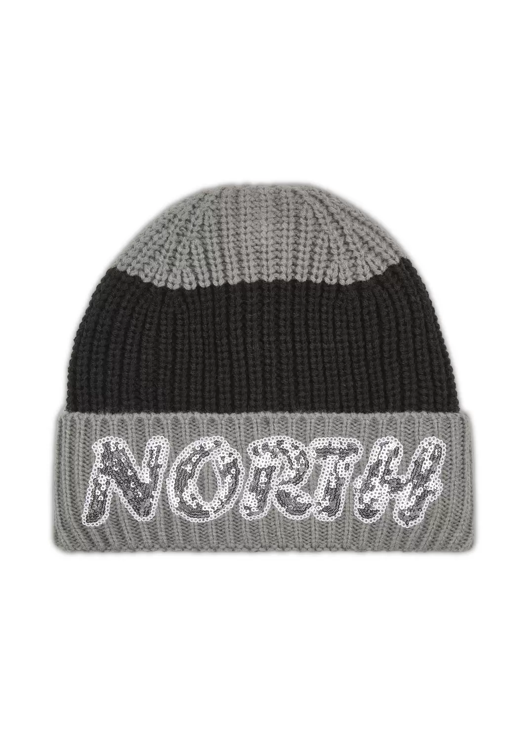 KNITTED HAT ACRYL/WOOL NORTH EMBROI