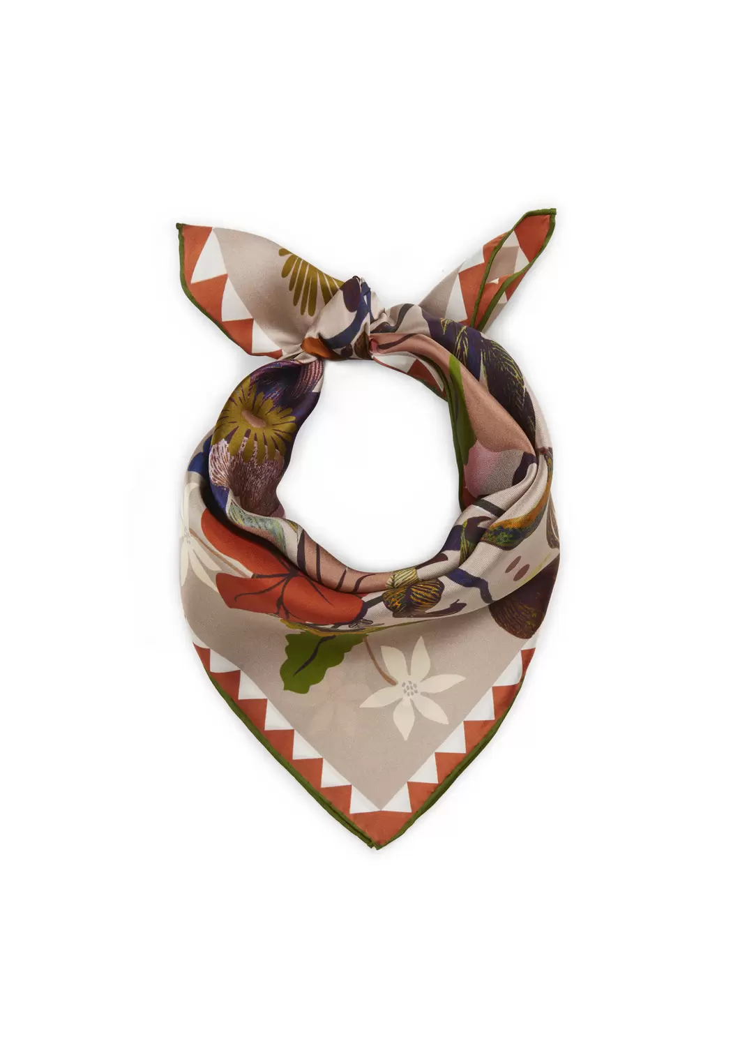 NICKI SILK FLOWERS beige-53X53CM