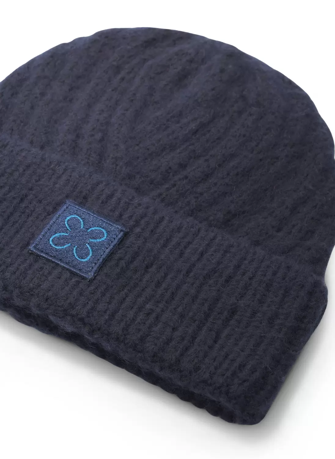 KNITTED HAT ACRYL MIX SOLID blau-25