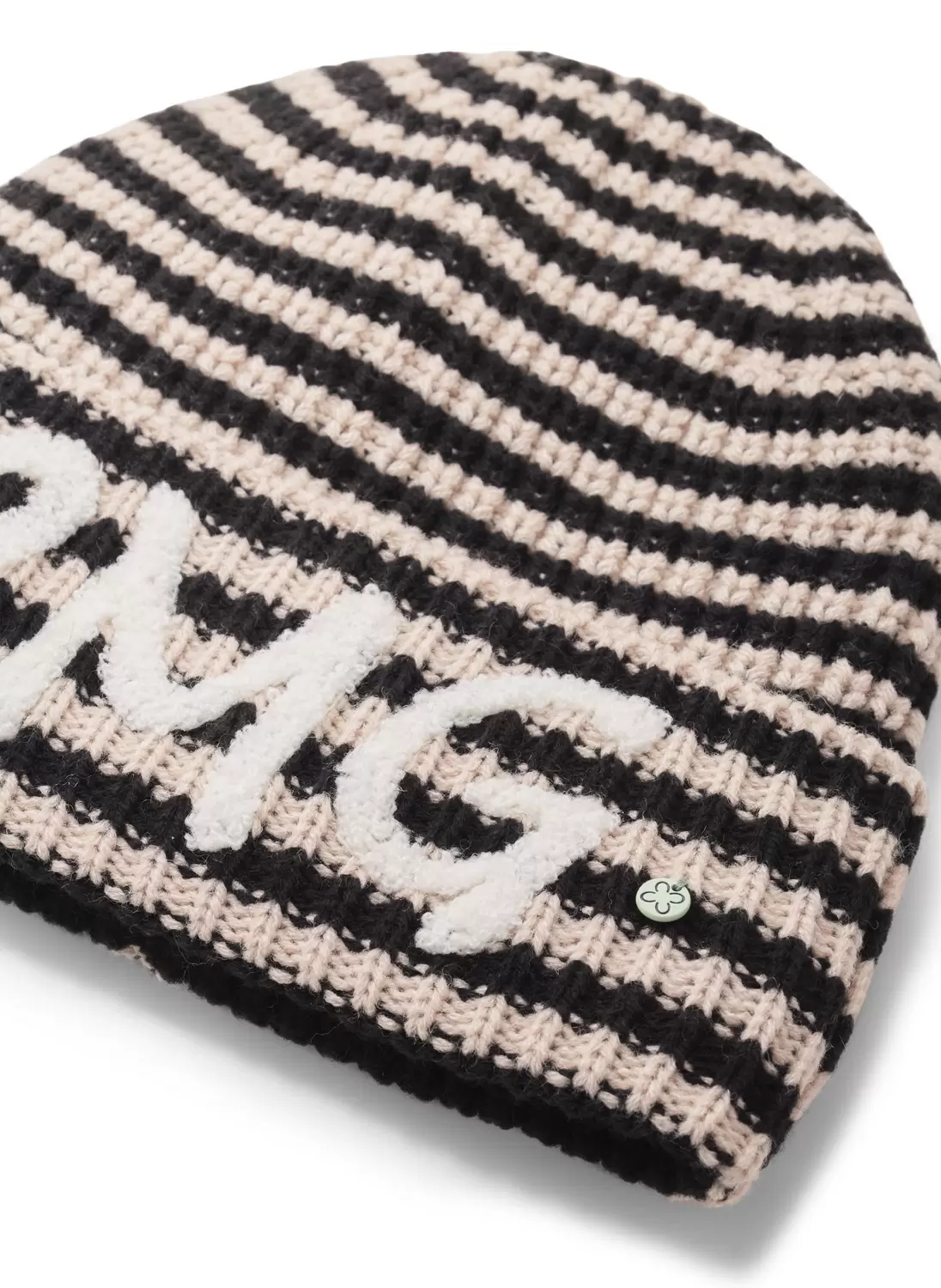 KNITTED HAT POLYACRYL/WOOL STRIPES