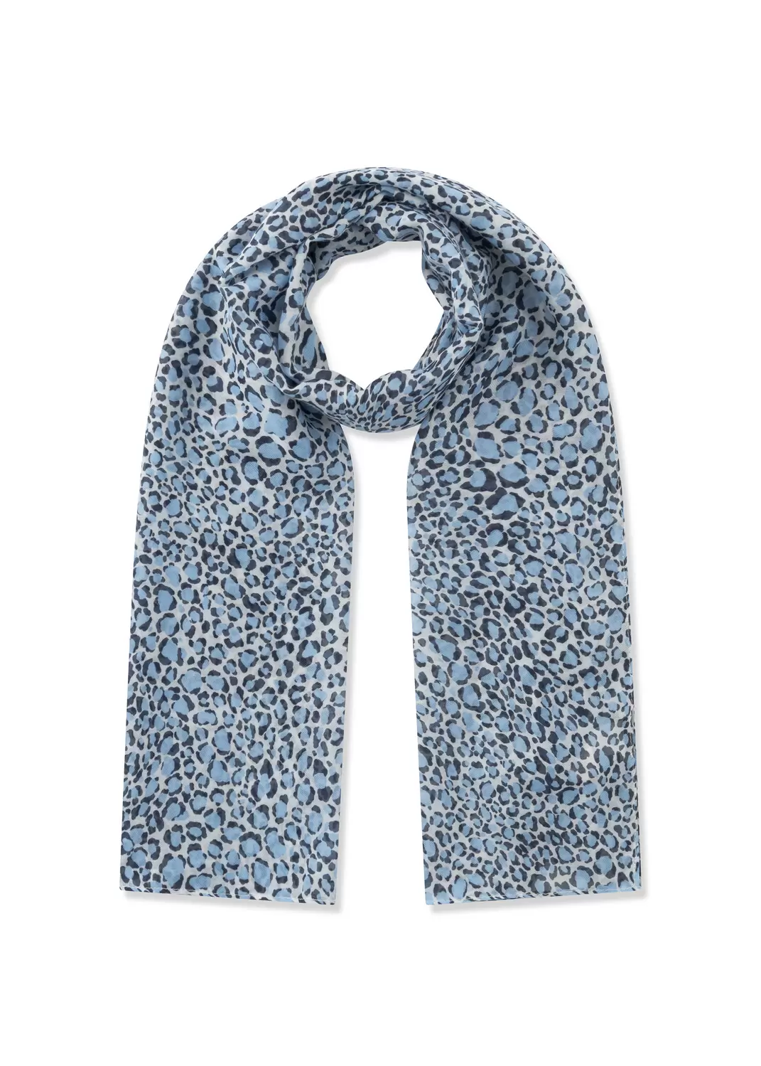 PRINTED SCARF RECYCLED POLYESTER LE
