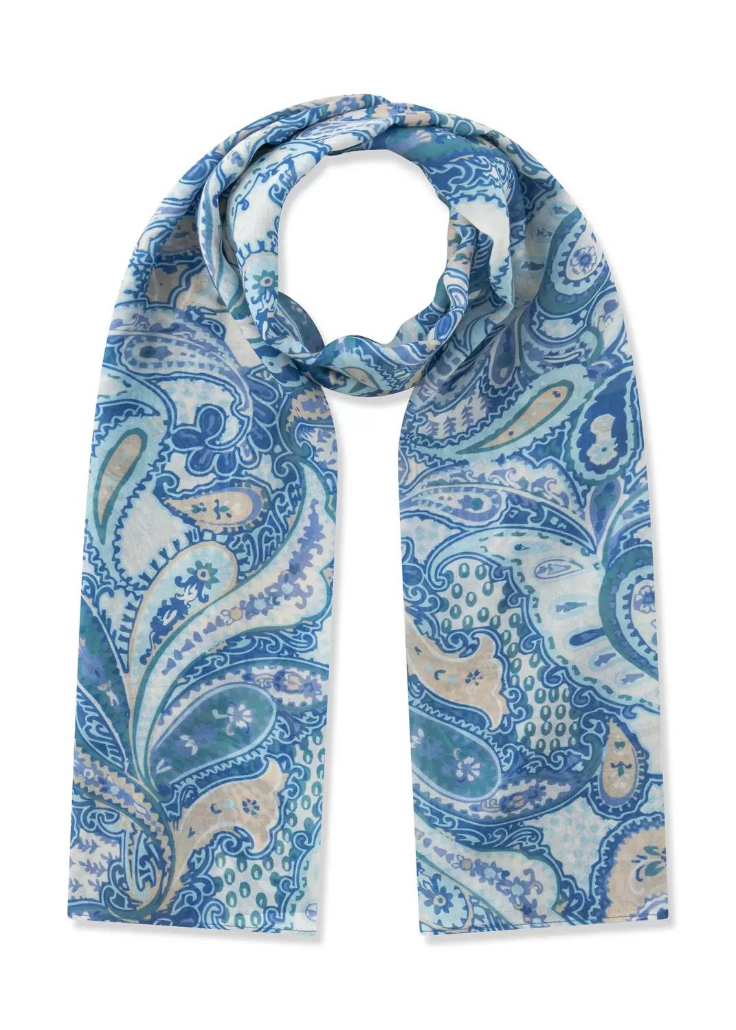 PRINTED SCARF RECYCLED POLYESTER PA
