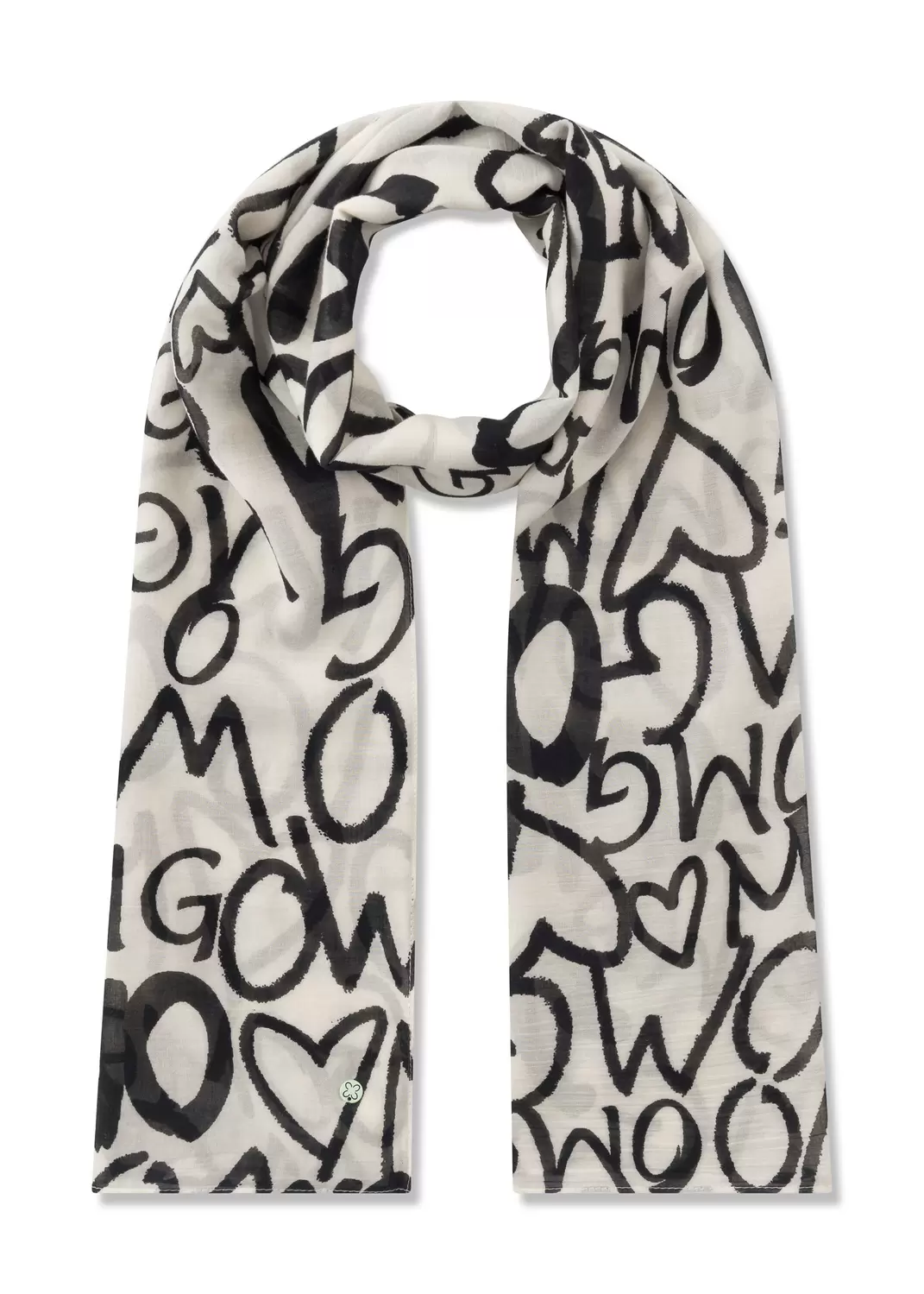 PRINTED SCARF MODAL/COTTON OMG QUOT
