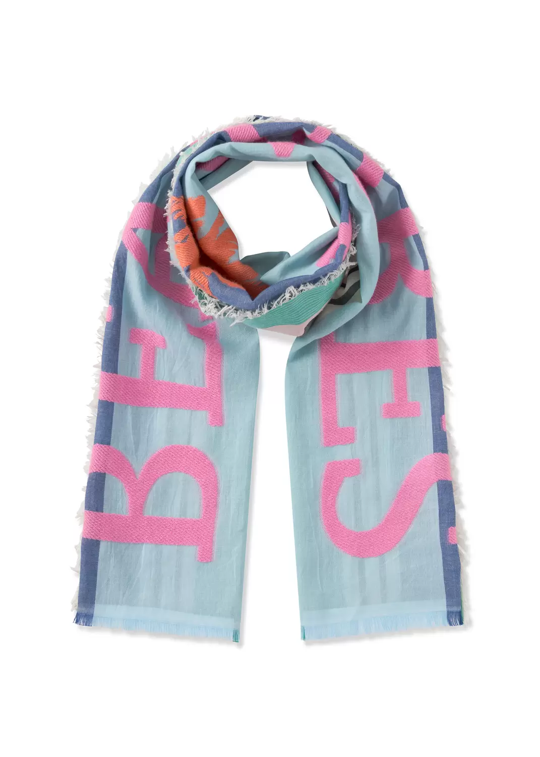 WOVEN SCARF COTTON MIX BEACH VIBES