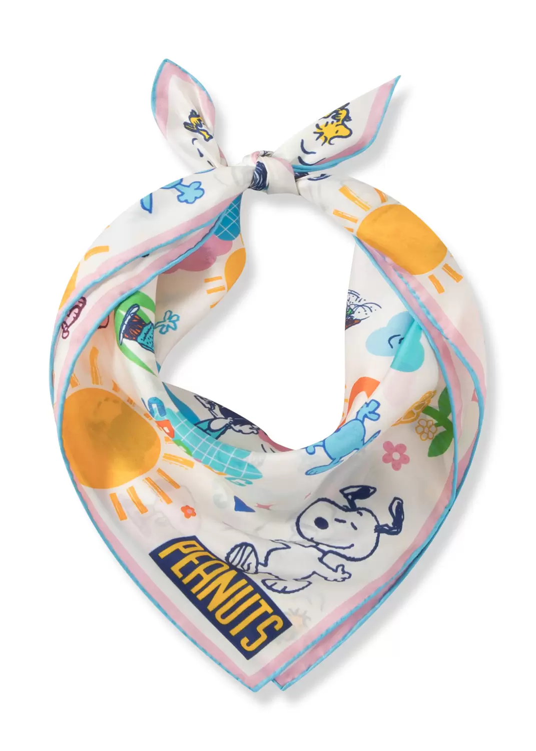 NICKI SILK PEANUTS SWING weiß-53X53