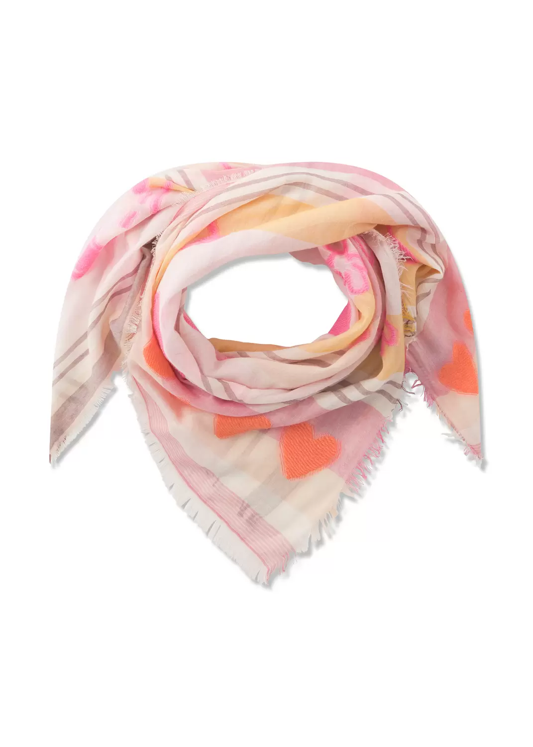 JACQUARD SQUARE COTTON/POLYACRYLIC