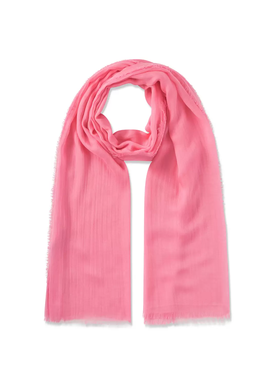 WOVEN SCARF BAMBOO UNI pink-100X190