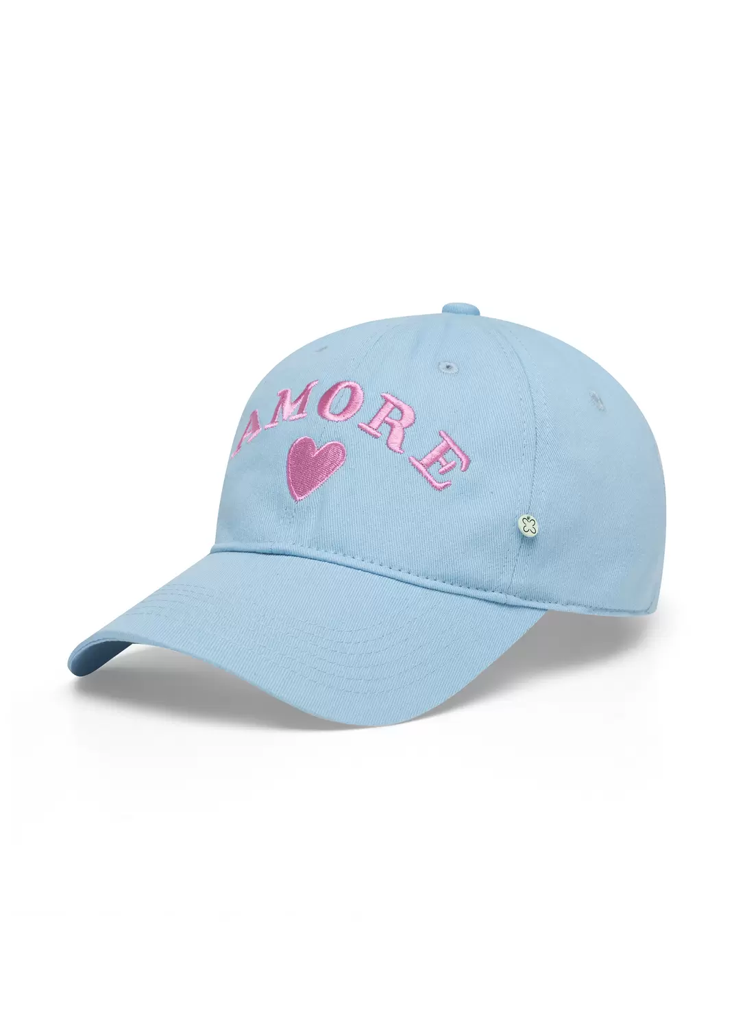CAP COTTON AMORE EMBRROIDERY blau-O