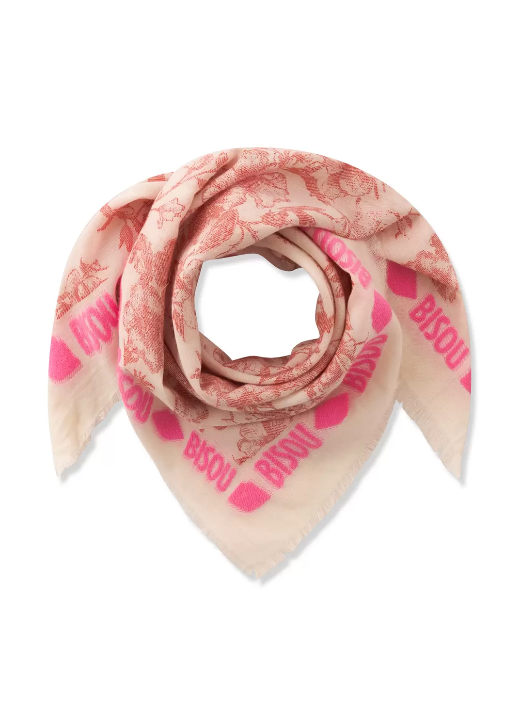 JACQUARD SQUARE COTTON MIX BISOU FL