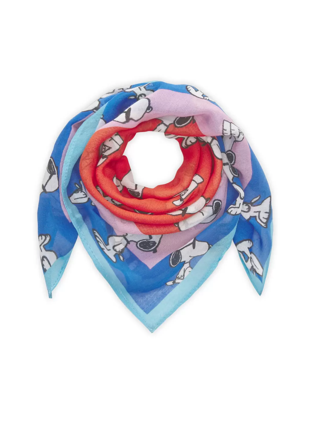 PRINTED BANDANA MODAL/COTTON SNOOPY