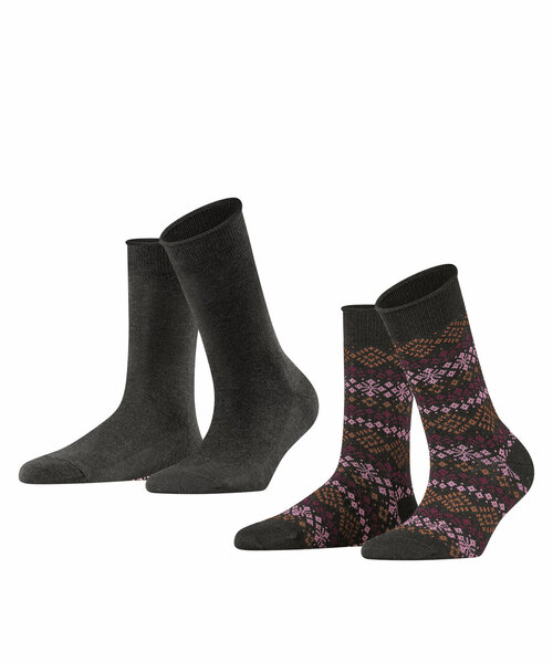 Socken Fair Isle 2-Pack