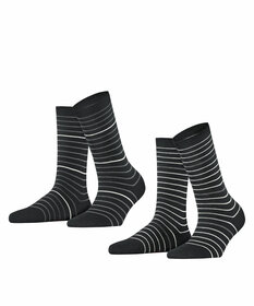 Socken Fine Stripe 2-Pack