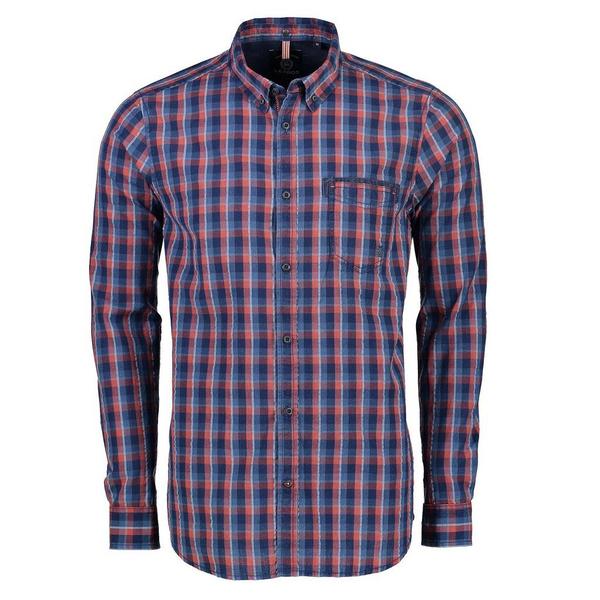 HEMD 1/1 ARM - 347/HAVANA RED