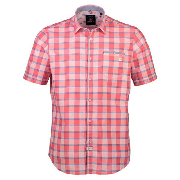 HEMD 1/2 ARM - 322/CORAL RED