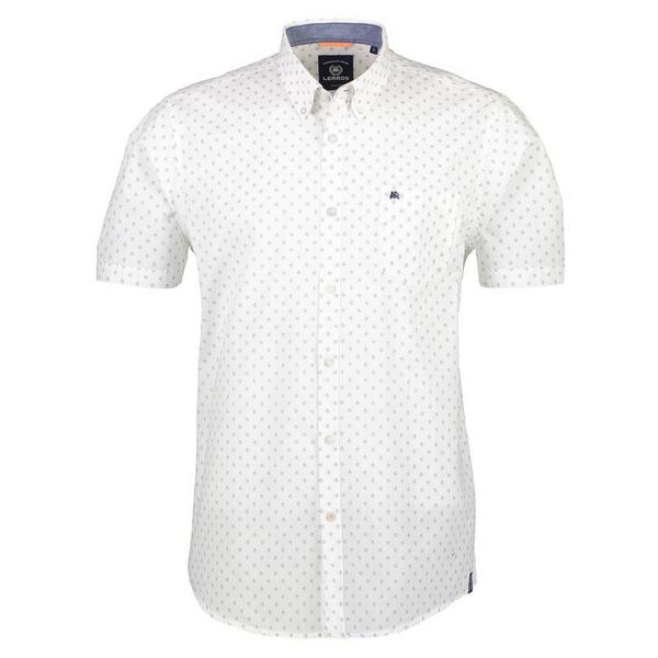 Lerros Halbarm Hemd mit Rautenmuster