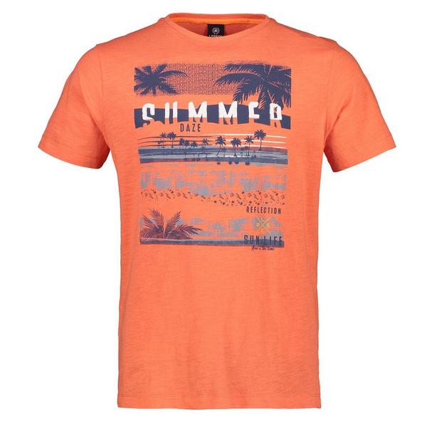 T-SHIRT/SERAFINO 1/2 ARM - 319/HOT CORAL