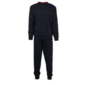 Pyjama, V-Ausschn., B?ndchen - 7013/Navy