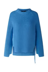 RUBI Pullover mit Reißverschluss, in reiner Baumwolle