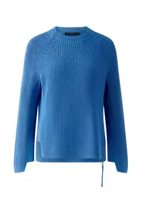 RUBI Pullover mit Reißverschluss, in reiner Baumwolle
