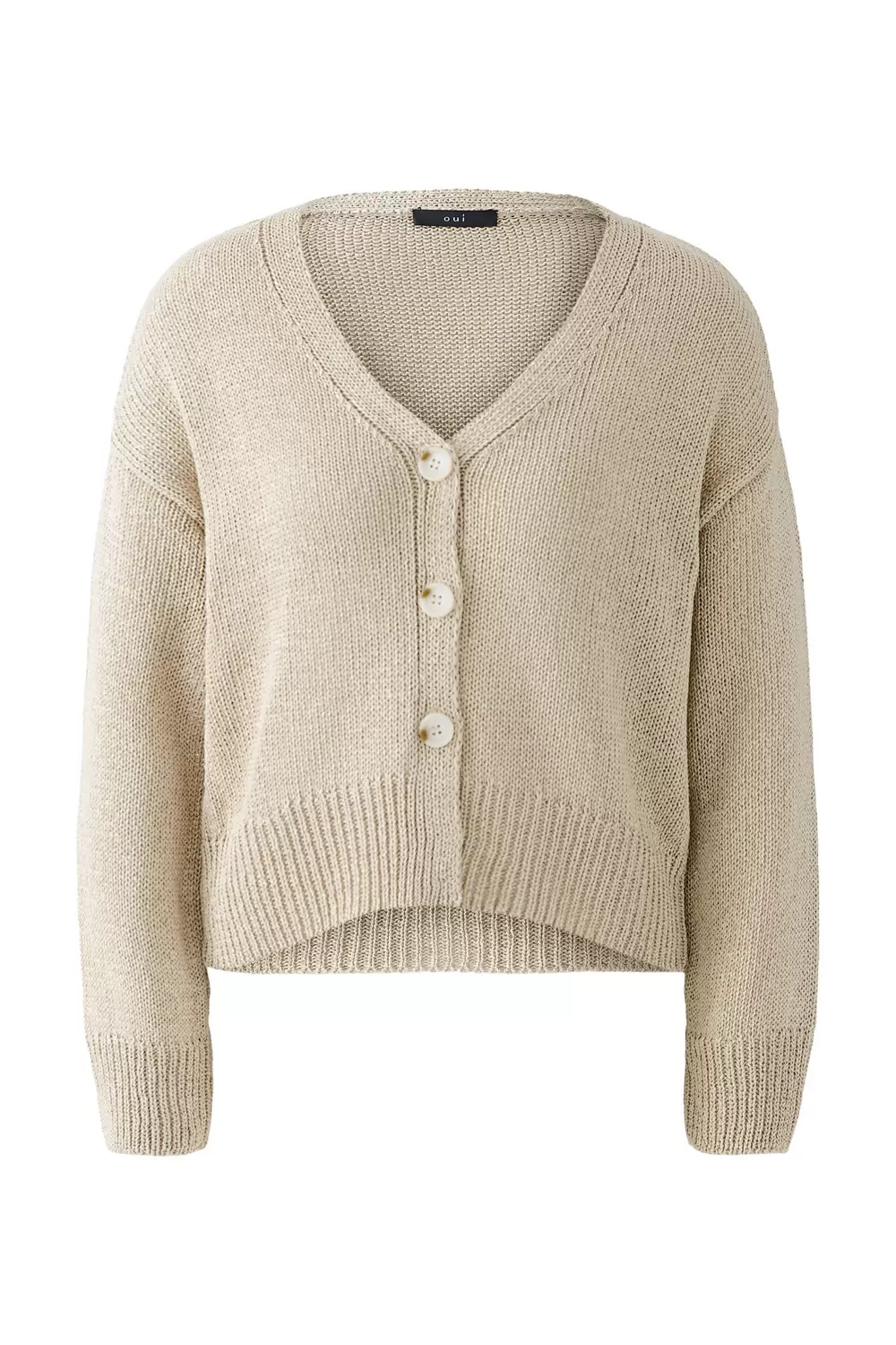Strickjacke glänzend