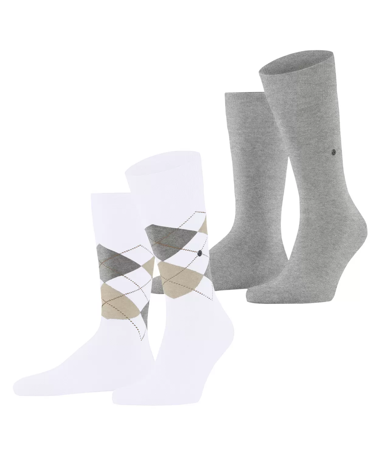 Burlington Everyday Argyle Mix 2-Pack Herren