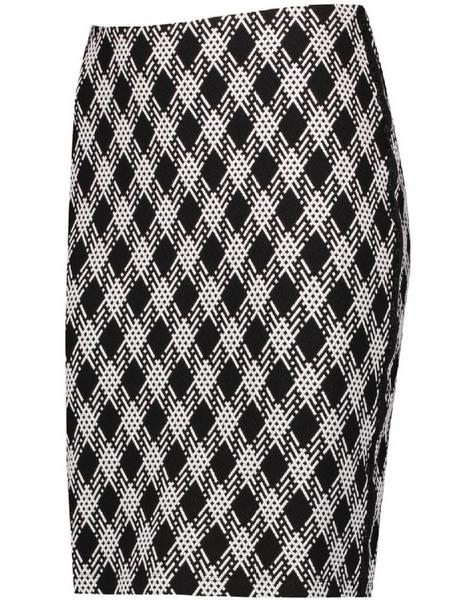 ROCK GEWIRKE - 01001/SCHWARZ GEMUSTERT