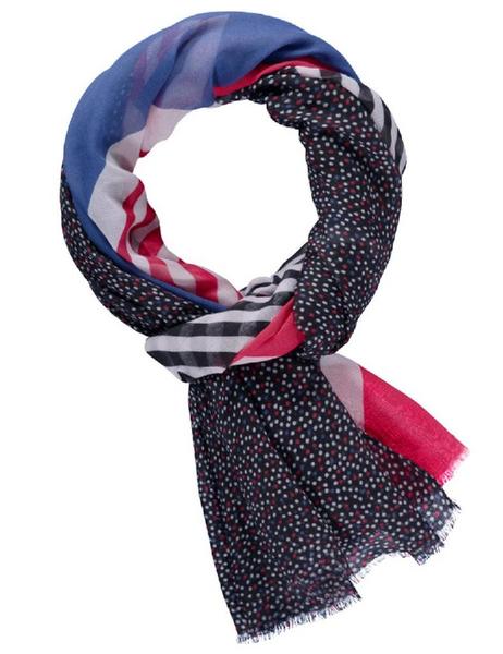 SCHAL - 08102/NAVY GEMUSTERT