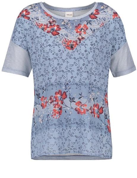 T-SHIRT 3/4 ARM - 08052/LIGHT BLUE DENIM GEMUSTER