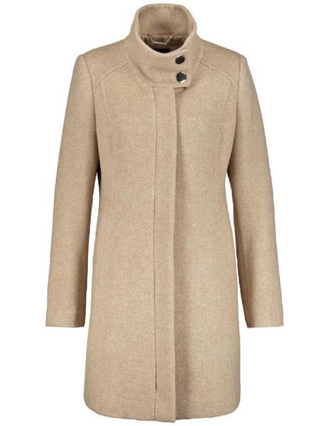 OUTDOORJACKE WOLLE - 09031/LIGHT CAMEL MELANGE