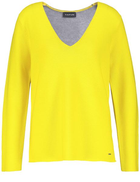 PULLOVER 1/1 ARM - 04062/LEMONADE GEMUSTERT