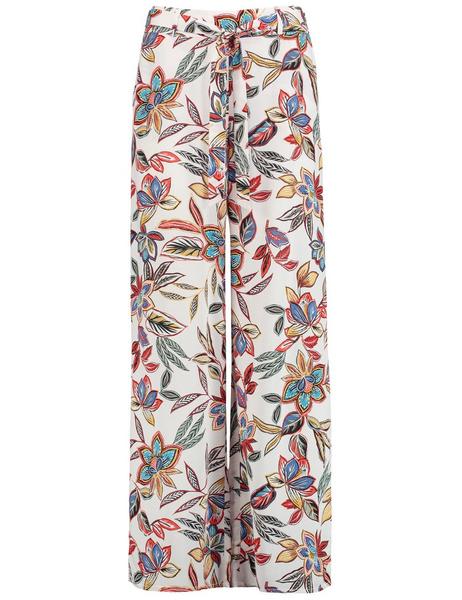 HOSE TUCH LANG WIDE LEG H - 09702/OFFWHITE GEMUSTE