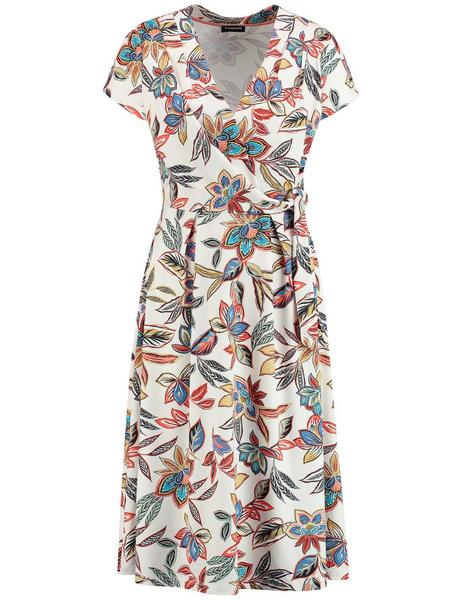 KLEID GEWIRKE - 09092/LINEN GEMUSTERT