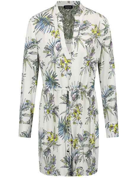 TUNIKA / LONGBLUSE - 09702/OFFWHITE GEMUSTERT