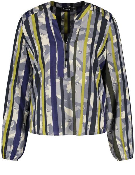 Bluse mit halber Knopfleiste EcoVero