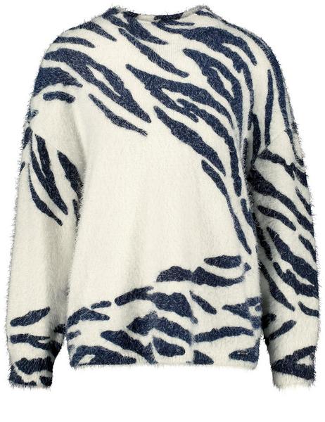 PULLOVER 1/1 ARM - 08532/OBSIDIAN GEMUSTERT