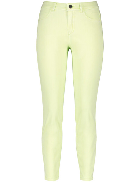 HOSE JEANS VERKUERZT SKINNYTS - 05410/PISTACHIO