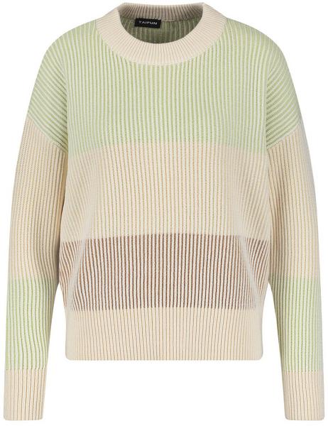 PULLOVER 1/1 ARM - 05412/PISTACHIO GEMUSTERT