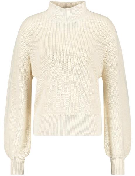 PULLOVER 1/1 ARM - 09422/CHAMPAGNE GEMUSTERT